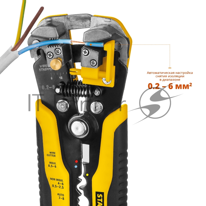 Стриппер автоматический многофункциональный, 0.2 - 6 мм2, STAYER TS-X