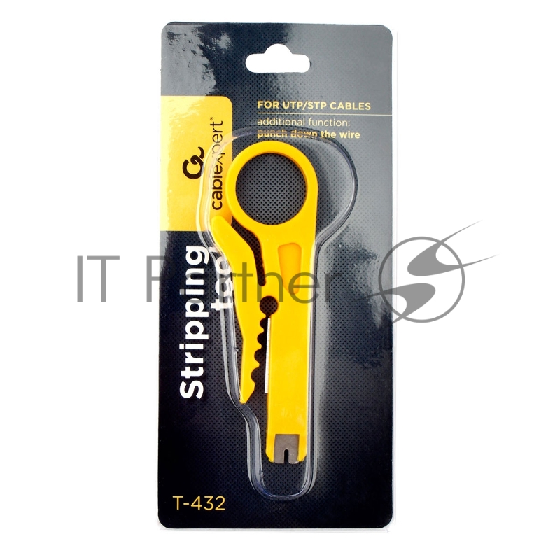 Инструмент Cablexpert T-432, для зачистки кабеля и заделки витой пары