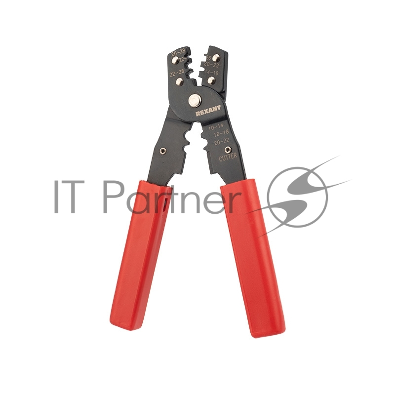 Инструменты REXANT HT-202B (12-3032) Кримпер для обжима изолированных и неизолированных клемм 0.10 - 6.0 мм (TL-202B)