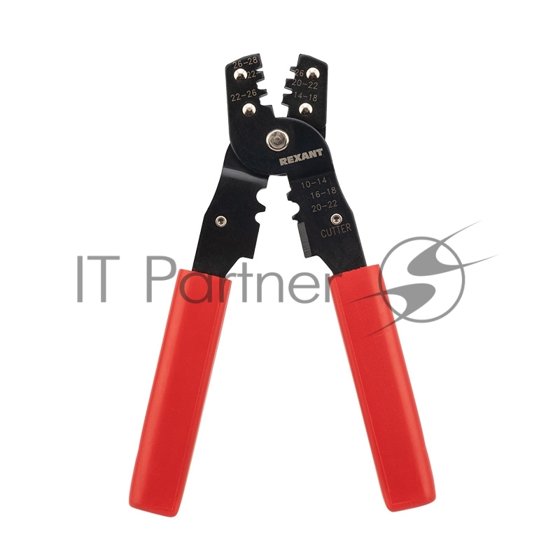 Инструменты REXANT HT-202B (12-3032) Кримпер для обжима изолированных и неизолированных клемм 0.10 - 6.0 мм (TL-202B)