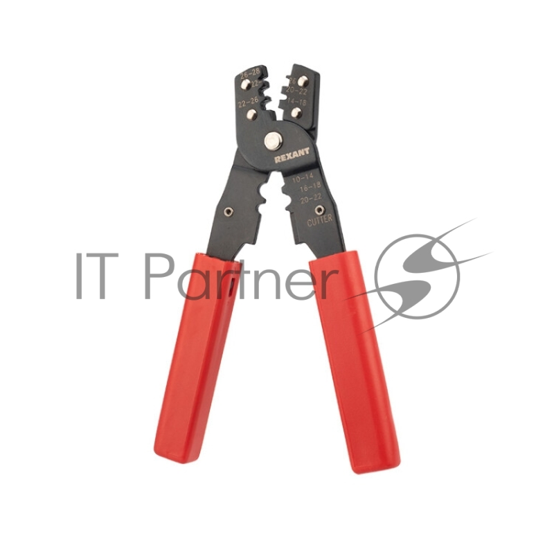 Инструменты REXANT HT-202B (12-3032) Кримпер для обжима изолированных и неизолированных клемм 0.10 - 6.0 мм (TL-202B)