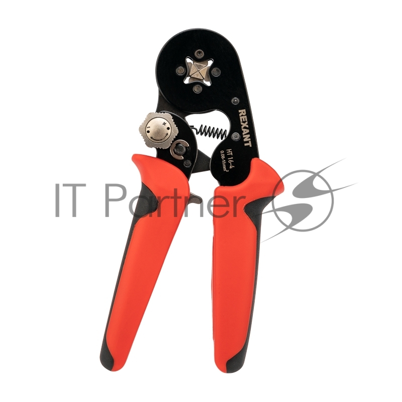 Кримпер REXANT HT 16-4 для обжима штыревых наконечников 0.08-16.0 мм² с регулятором прижимного усилия