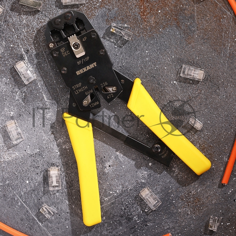 Кримпер REXANT HT-200R для обжима 10P10C, 8P8C, 6P6C, 4P4C