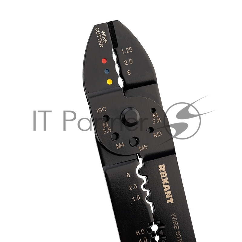 Кримпер REXANT HT-204 для обжима наконечников и зачистки проводов