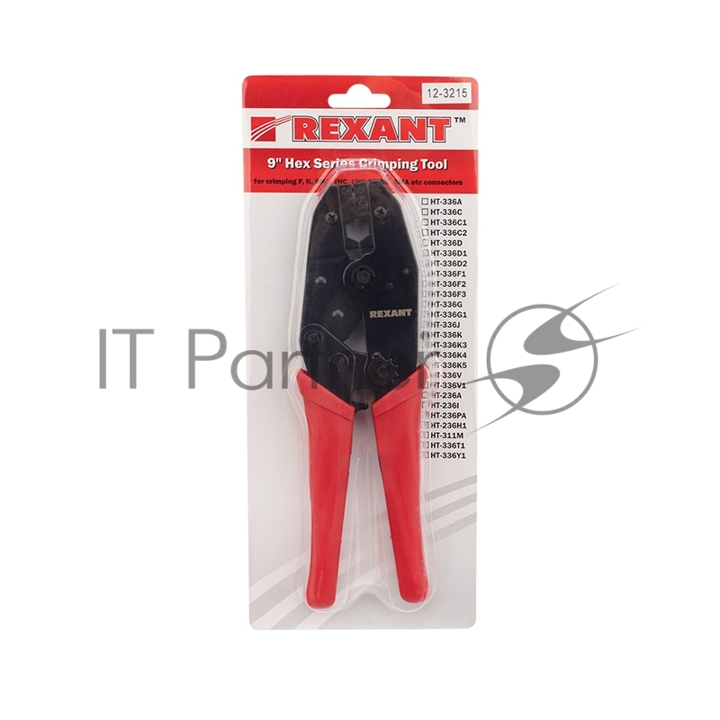 Кримпер REXANT HT-301 K для обжима F и BNC разъемов RG-8, RG-11, RG-174, RG-179, RG-213