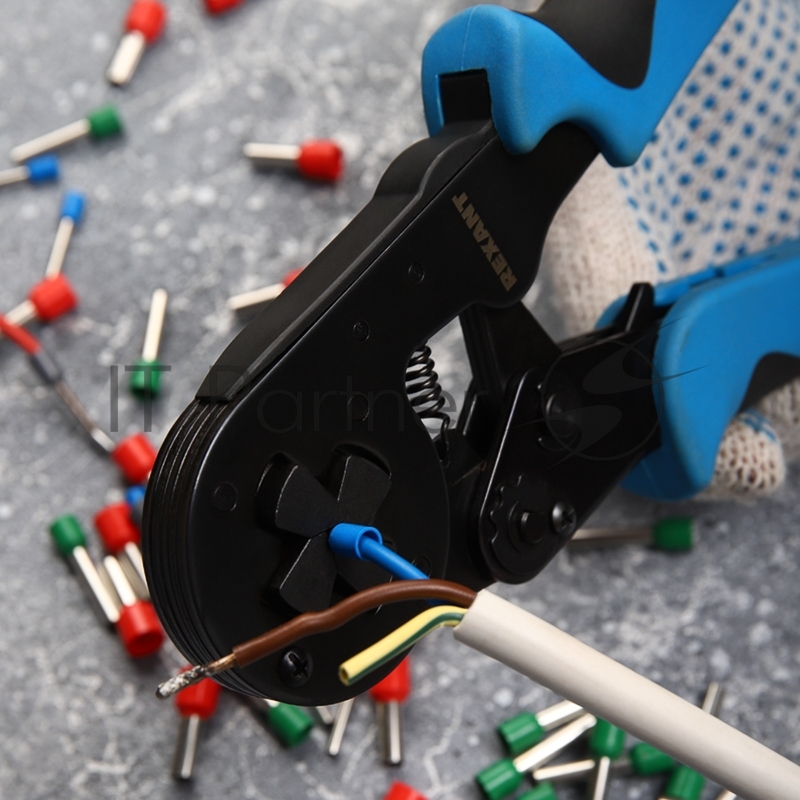 Кримпер REXANT HT-8164 для обжима штыревых наконечников 6.0-16.0 мм²