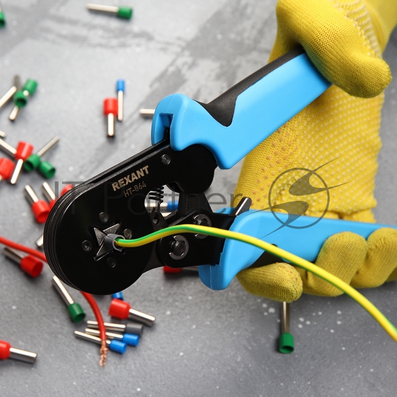 Кримпер REXANT HT-864 для обжима штыревых наконечников 0.25-6.0 мм²
