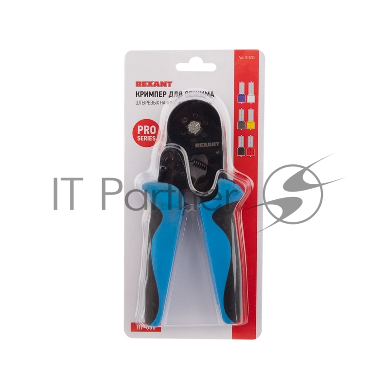 Кримпер REXANT HT-866 для обжима штыревых наконечников 0.08-6.0 мм²