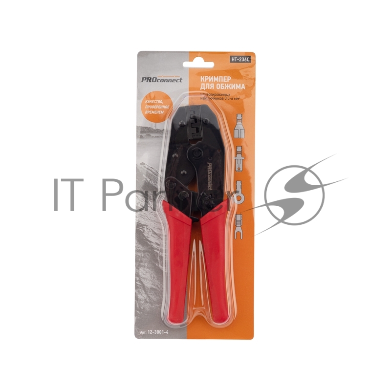 Кримпер PROconnect HT-236C для обжима автоклемм неизолированных 0.5-6.0 мм²