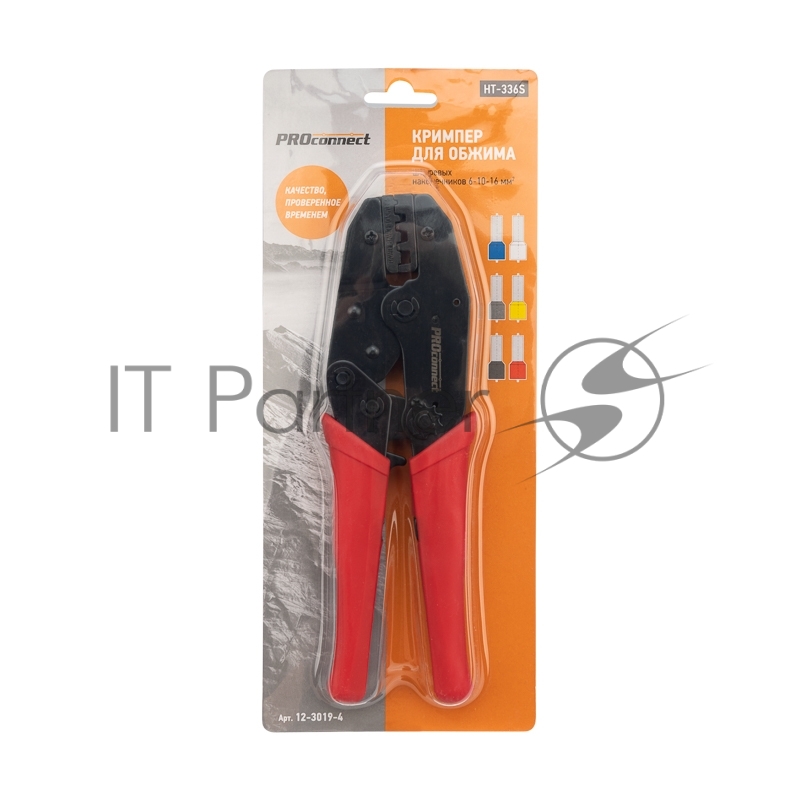 Кримпер PROconnect HT-336 S для обжима штыревых наконечников 6.0-10.0-16.0 мм²