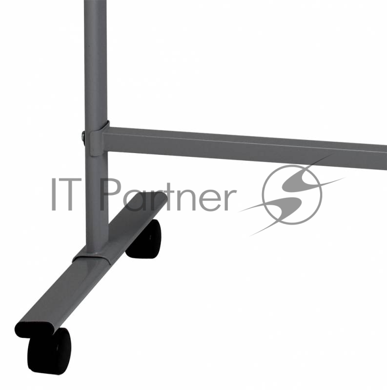 Флипчарт Deli E7893 сталь магнитно-маркерная лак 60x90см на роликах алюминиевая рама белый лоток для аксессуаров