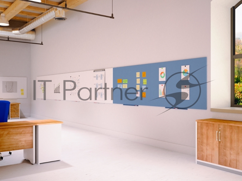 Демонстрационная доска Rocada Skinwhiteboard 6419R магнитно-маркерная лак 55х75см белый