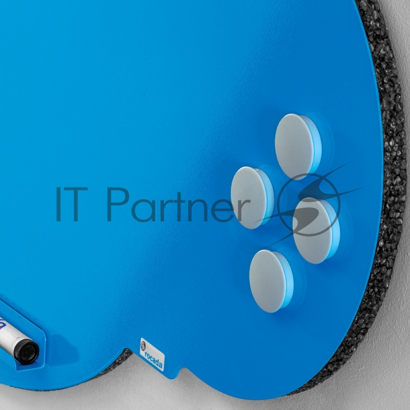 Демонстрационная доска Rocada SkinColour Cloud 6451-630 магнитно-маркерная лак 100x150см синий