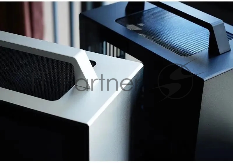 Корпус JONSBO T8 PLUS Black без БП, боковые панели из закаленного стекла, mini-ITX, черный