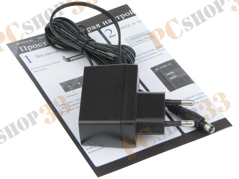 Беспроводной маршрутизатор ASUS RT-N11P B1 WiFi 300Мбит/сек. + 4 порта LAN 100Мбит/сек. + 1 порт WAN 100Мбит/сек.