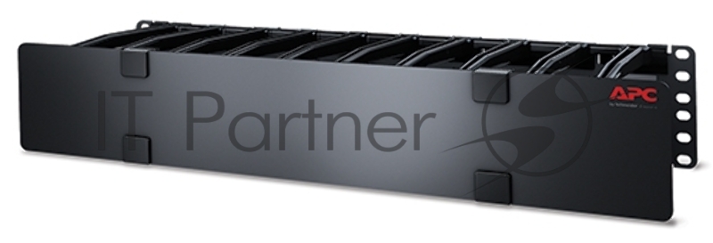 Направляющие сборные из стали для монтажа ИБП APC Horizontal Cable Manager, 2U x 6 Deep with Cable