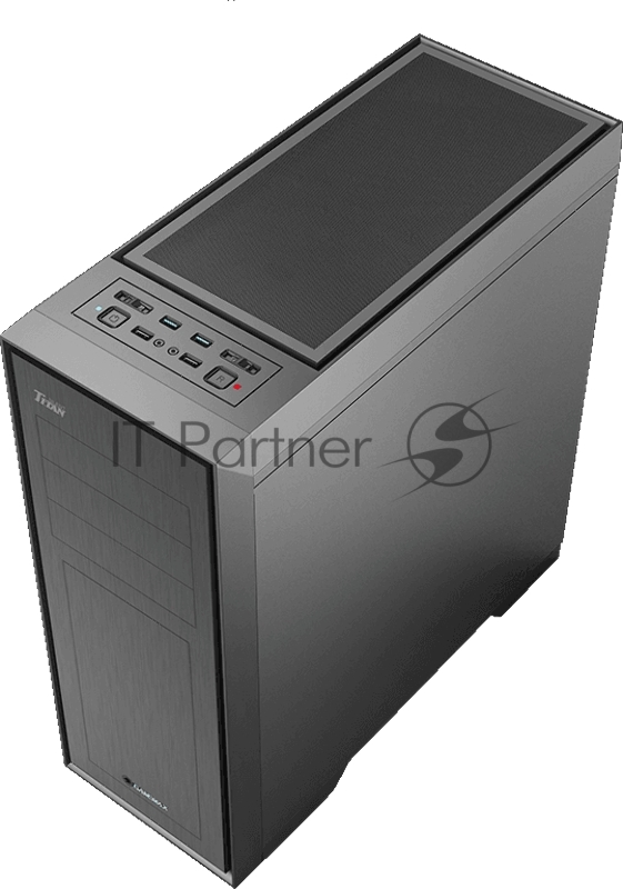 GameMax Корпус TiTan Silent без БП (Midi Tower, ATX, 2*USB2.02*USB3.0, вент 3*120мм, Fan cont.)
