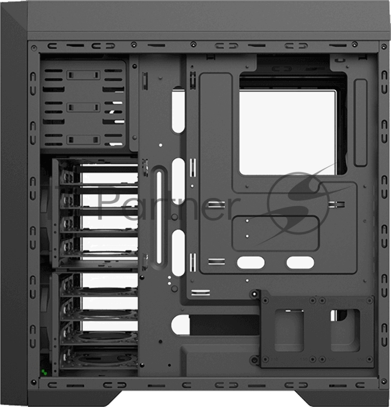 GameMax Корпус TiTan Silent без БП (Midi Tower, ATX, 2*USB2.02*USB3.0, вент 3*120мм, Fan cont.)