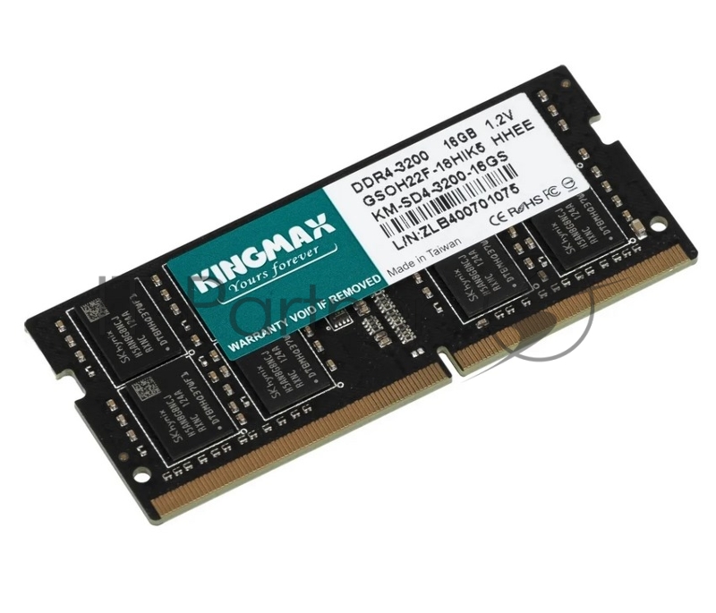 Память DDR4 8Gb 3200MHz Kingmax KM-SD4-3200-16GS RTL CL17 SO-DIMM 260-pin 1.2В dual rank