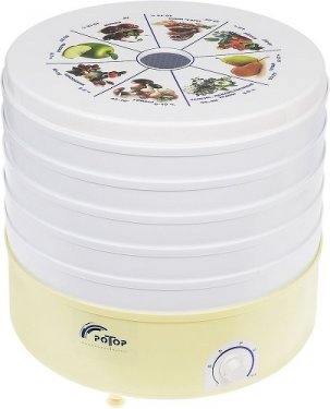 Сушилка для овощей и фруктов РОТОР Дива СШ-007 с 5 пр. решётками, (гофротара)