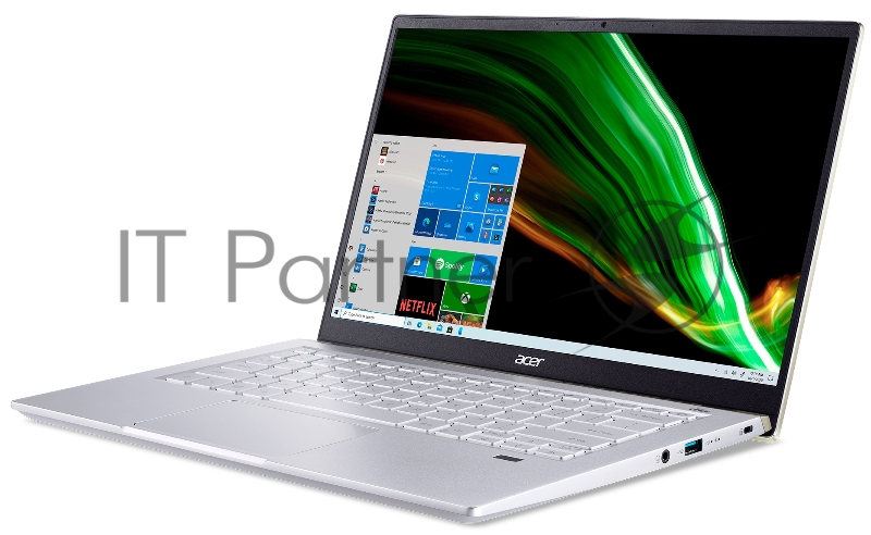 Ультрабук Acer Swift X SFX14-41G-R2EU Ryzen 5 5500U 8Gb SSD512Gb NVIDIA GeForce GTX 1650 4Gb 14 IPS FHD (1920x1080) Windows 11 gold WiFi BT Cam