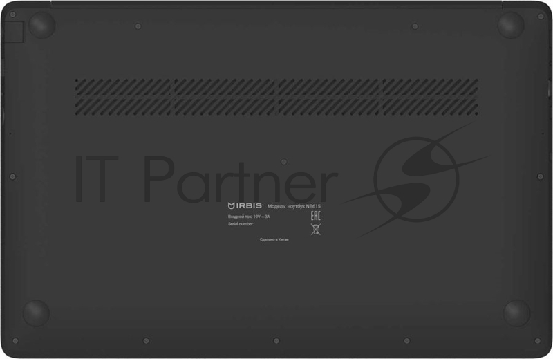 Ноутбук IRBIS NB615 CPU Core i3-1005G1, 15.6LCD 1920*1080 IPS , 16+128GB SSD+1TB HDD, Front camera: 0.3mp, 4700mha battery, AC wifi, ABCD cover with normal oil painting, CE charger(19V,3A)