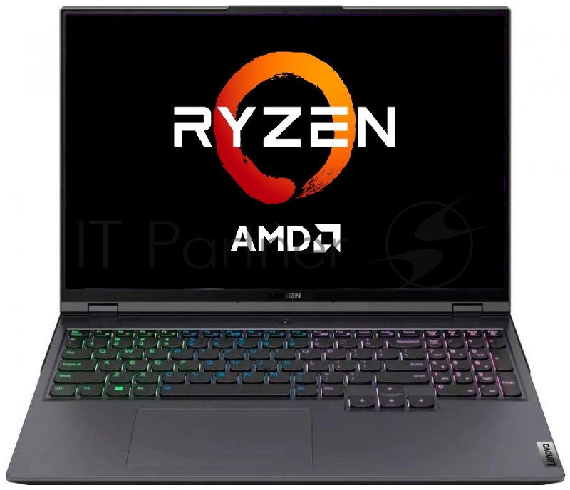 Ноутбук Lenovo Legion 5 Pro 16ACH6 Ryzen 5 5600H 16Gb SSD512Gb NVIDIA GeForce RTX 3050 Ti 4Gb 16 IPS WQXGA (2560x1600) Windows 11 Home grey WiFi BT Cam