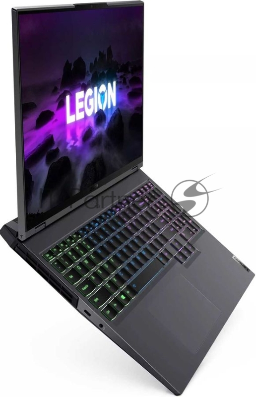 Ноутбук Lenovo Legion 5 Pro 16ACH6 Ryzen 5 5600H 16Gb SSD512Gb NVIDIA GeForce RTX 3050 Ti 4Gb 16 IPS WQXGA (2560x1600) Windows 11 Home grey WiFi BT Cam