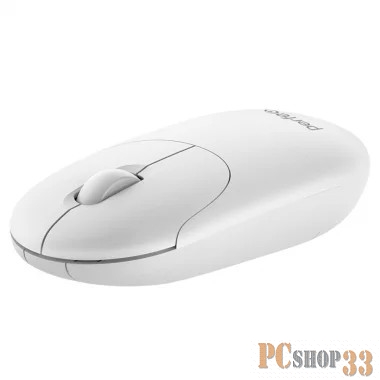 Мышь беспроводная, оптическая Perfeo SLIM, 3 кн, DPI 1200, USB, белая