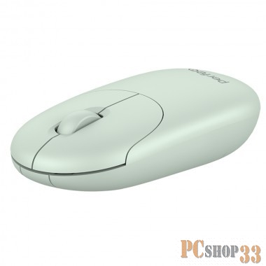 Мышь беспроводная, оптическая Perfeo SLIM, 3 кн, DPI 1200, USB, зелёная