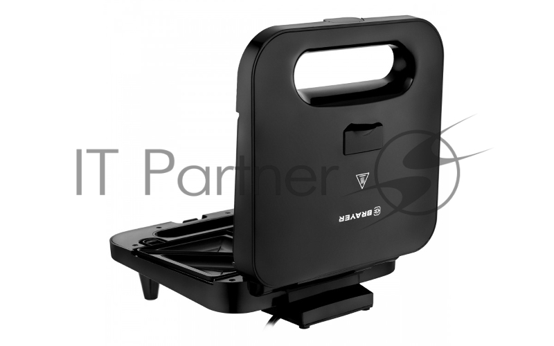 Сэндвичница BRAYER BR2202 3 в 1: сэндв, вафли, гриль, 750 Вт, съем.пласт 22,3*13,1 см, антиприг.пок