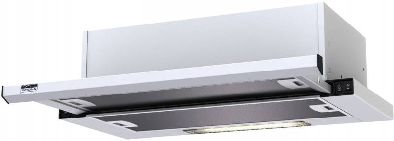 Вытяжка KRONA Kamilla slim 600 белый (2 мотора)