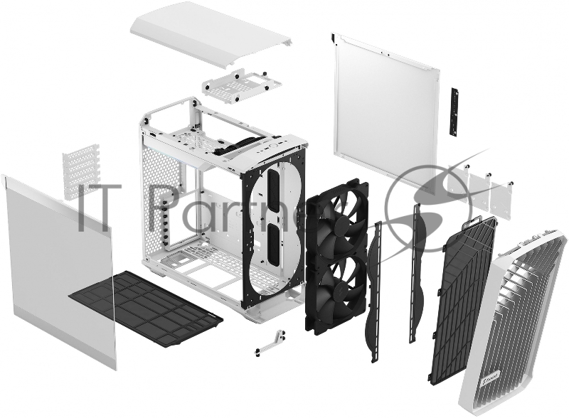Корпус Fractal Design Torrent Compact White TG Clear Tint / FD-C-TOR1C-03