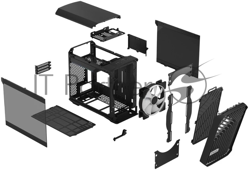 Корпус Fractal Design Torrent Nano RGB Black TG Light Tint / FD-C-TOR1N-02