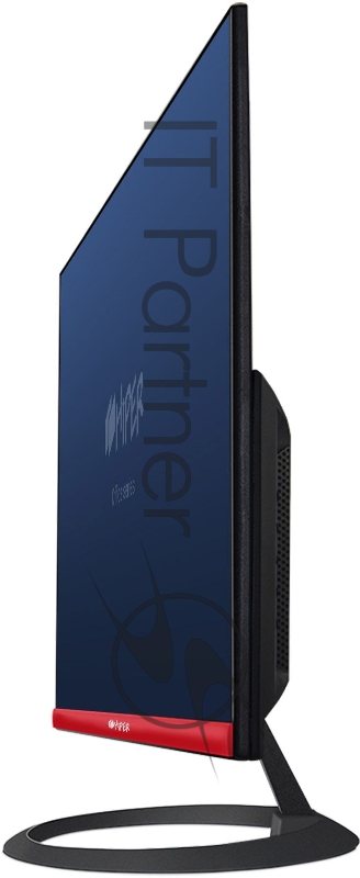 Монитор Hiper 24.5 EasyView FH2501 черный/красный TN LED 8ms 16:9 DVI HDMI M/M матовая HAS Pivot 250cd 170гр/170гр 1920x1080 D-Sub FHD 3.4кг