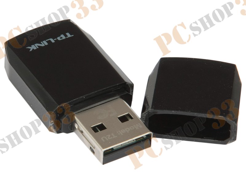 Сет.адаптер Wi-Fi 433Мбит/сек. TP-Link Archer T2U ver.1.0 802.11a/b/g/n/ac (USB2.0)