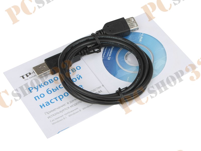 Сет.адаптер Wi-Fi 433Мбит/сек. TP-Link Archer T2UH 802.11a/b/g/n/ac (USB2.0)