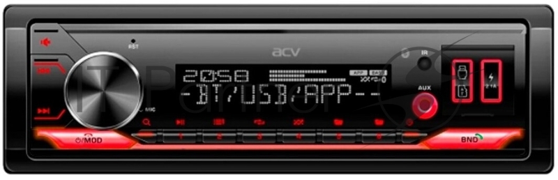 Автомагнитола ACV AVS-928BR 1DIN 4x50Вт