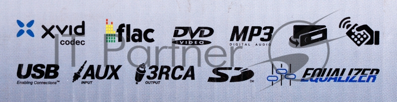 Автомагнитола CD DVD ACV AVD-2010BM 1DIN 4x50Вт