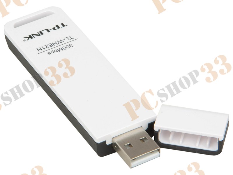 Сет.адаптер Wi-Fi 300Мбит/сек. TP-Link TL-WN821N 802.11b/g/n (USB2.0)
