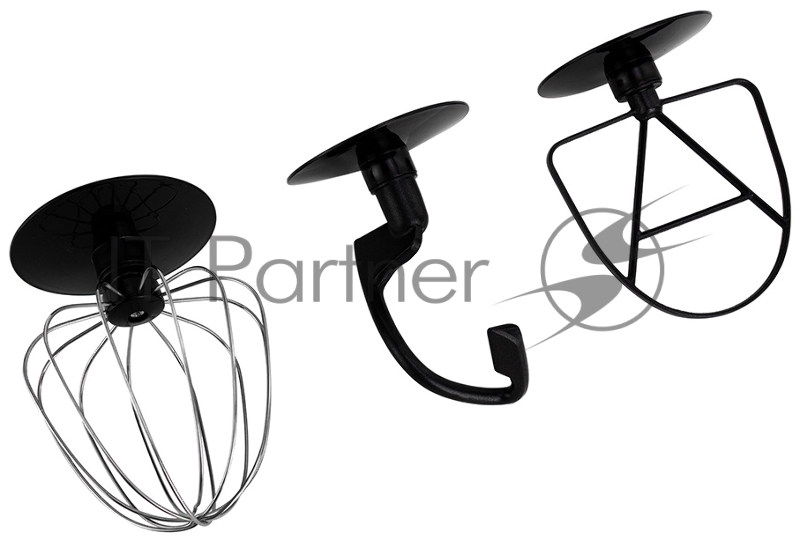 Кухонная машина Vitek VT-1431 (BK) черный 1. Мощность 900 Вт 2. Cтальная чаша вместимостью 5Л 3. Съемные насадки