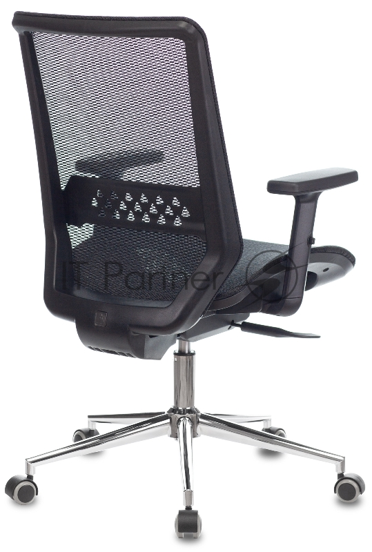 Кресло Бюрократ Sirius черный сетка крестовина металл хром