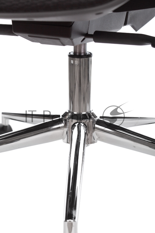 Кресло Бюрократ Sirius черный сетка крестовина металл хром