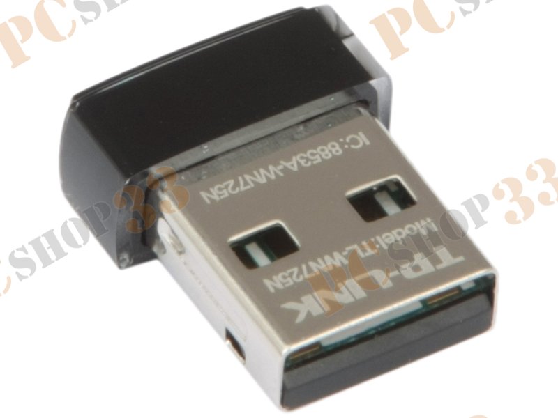 Сет.адаптер Wi-Fi 150Мбит/сек. TP-Link TL-WN725N 802.11b/g/n (USB2.0)