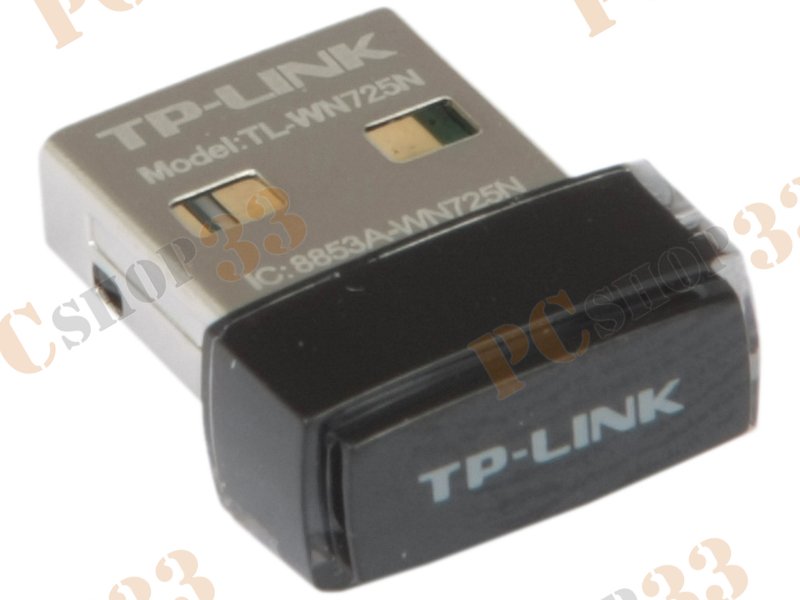 Сет.адаптер Wi-Fi 150Мбит/сек. TP-Link TL-WN725N 802.11b/g/n (USB2.0)