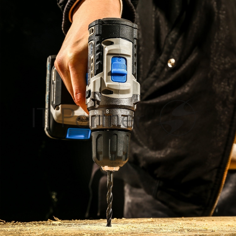 Дрель-шуруповерт Deko Sharker 20V 40Вт аккум. патрон:быстрозажимной (063-4037)