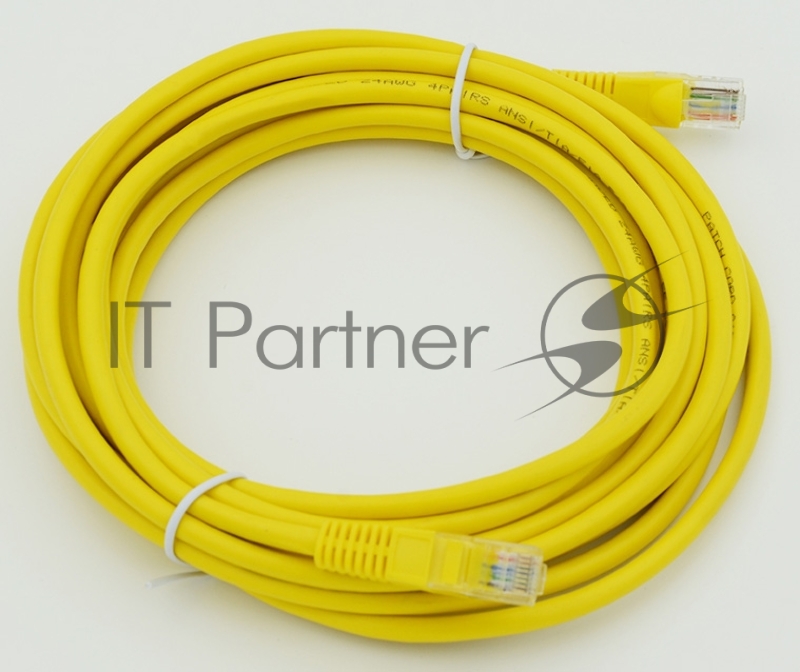 Сетевое оборудование Patchcord molded 5E Copper 5m yellow
