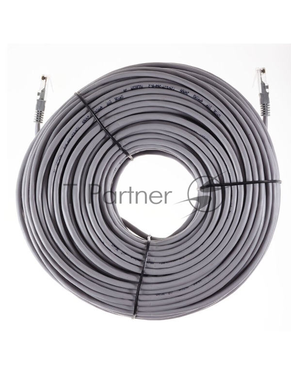 Патчкорд литой Telecom UTP кат.5e 50,0м серый