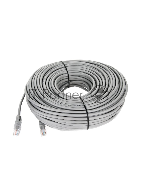 Патчкорд литой Telecom UTP кат.5e 50,0м серый