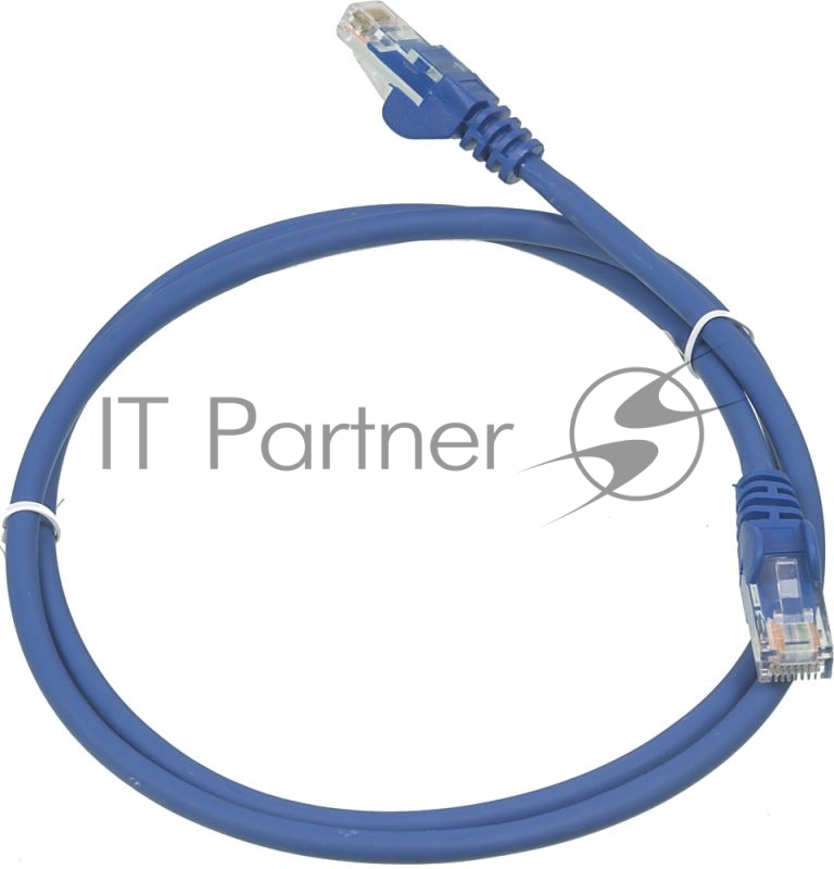 Кабель Патч-корд Lanmaster UTP LAN-PC45/U5E-1.0-BL вилка RJ-45-вилка RJ-45 кат.5е 1м синий LSZH (уп.:1шт)